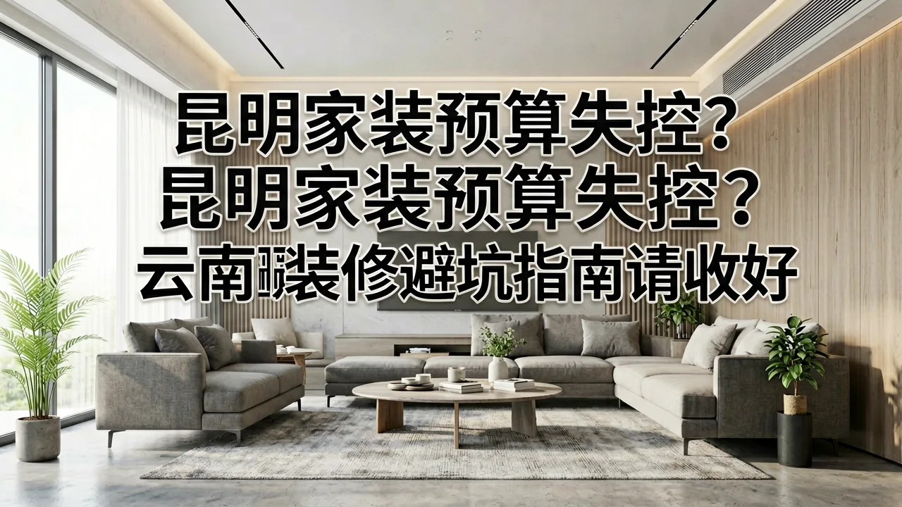 昆明家装预算失控?这份云南装修避坑指南请收好